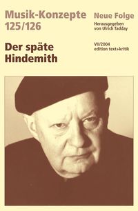 Produktbild: Der sp&auml;te Hindemith