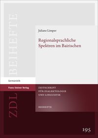 Produktbild: Regionalsprachliche Spektren im Bairischen