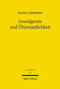 Produktbild: Grundgesetz und &Uuml;berstaatlichkeit