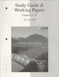 Produktbild: Price, J: Study Guide & Working Papers for Use with College