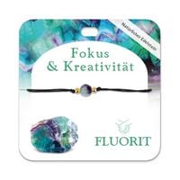 Produktbild: Fluorit Armband mit 1 Edelsteinperle
