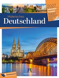 Produktbild: Malerisches Deutschland Wochenplaner Kalender 2027