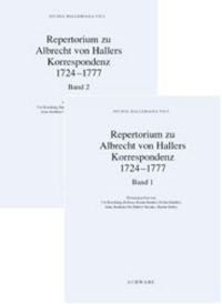 Produktbild: Studia Halleriana / Repertorium zu Albrecht von Hallers Korrespondenz 1724-1777