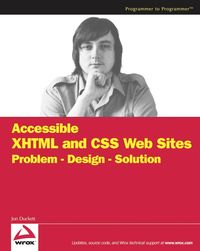 Produktbild: Accessible XHTML and CSS Web Sites
