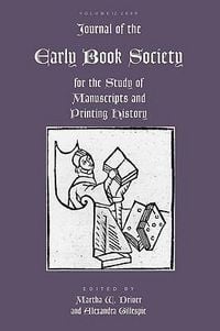 Produktbild: Journal of the Early Book Society Vol 12