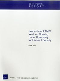 Produktbild: Lessons from Rand's Work on Planning Under Uncertainty for National Security