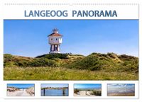 Produktbild: LANGEOOG PANORAMA (Wandkalender 2026 DIN A2 quer), CALVENDO Monatskalender