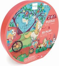 Bild vom Artikel Scratch - 2in1 Spielpuzzle 3D Prinzessin 32 Teile vom Autor 