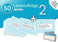 Produktbild: 50 Leseauftr&auml;ge 2 in der Box in Sprechsilben