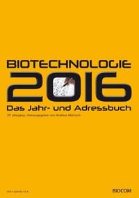 Bild vom Artikel BioTechnologie Das Jahr- und Adressbuch 2016 vom Autor 
