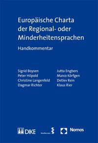 Produktbild: Europ&auml;ische Charta der Regional- oder Minderheitensprachen.