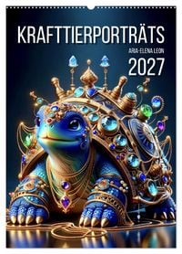 Produktbild: Krafttierportr&auml;ts (Wandkalender 2027 DIN A2 hoch), CALVENDO Monatskalender