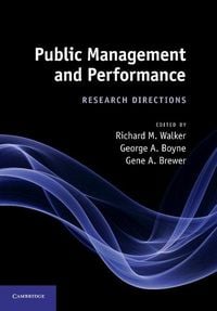 Produktbild: Public Management and Performance
