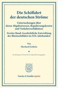 Produktbild: Die Schiffahrt der deutschen Str&ouml;me.