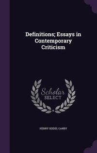Produktbild: Definitions; Essays in Contemporary Criticism