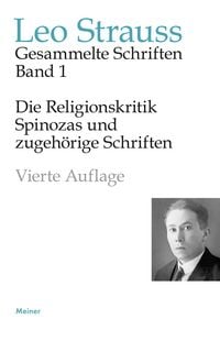 Produktbild: Die Religionskritik Spinozas und zugeh&ouml;rige Schriften