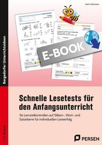 Produktbild: Schnelle Lesetests f&uuml;r den Anfangsunterricht