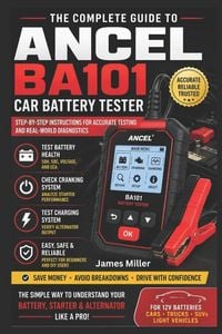 Produktbild: ANCEL BA101 Car Battery Tester User Guide for Beginners and Seniors
