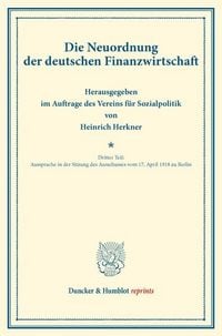 Produktbild: Die Neuordnung der deutschen Finanzwirtschaft.
