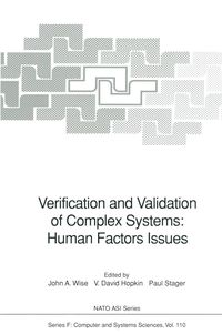 Produktbild: Verification and Validation of Complex Systems: Human Factors Issues