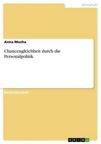 Produktbild: Chancengleichheit durch die Personalpolitik
