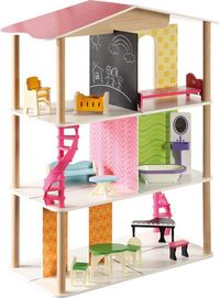 Bild vom Artikel Small foot 7809 - Puppenhaus Charlotte mit Möbel, Holz, Höhe 85 cm vom Autor 