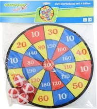Produktbild Outdoor Active Dartscheibe Klett mit 4 Bällen, Ø37cm