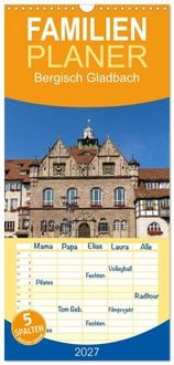 Produktbild: Familienplaner 2027 - Bergisch Gladbach mit 5 Spalten (Wandkalender, 21 x 45 cm) CALVENDO