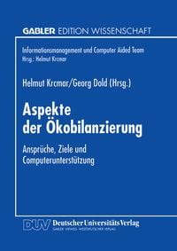 Produktbild: Aspekte der &Ouml;kobilanzierung