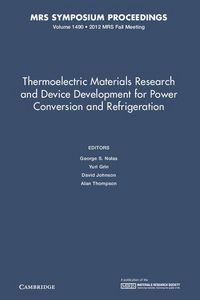 Produktbild: Thermoelectric Materials Research and Device Development for Power Conversion and Refrigeration