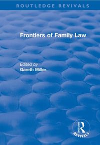 Produktbild: Frontiers of Family Law