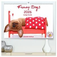 Produktbild: Funny Dogs (hochwertiger Premium Wandkalender 2026 DIN A2 quer), Kunstdruck in Hochglanz