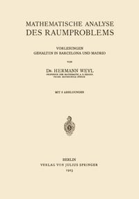 Produktbild: Mathematische Analyse des Raumproblems