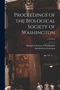 Produktbild: Proceedings of the Biological Society of Washington; v.67(1954)