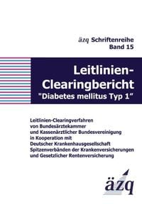 Produktbild: Leitlinien-Clearingbericht "Diabetes mellitus Typ 1"