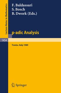 Produktbild: p-adic Analysis