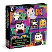 Produktbild: Haunted House Cats 300 Piece Glow in the Dark Puzzle