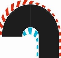 Produktbild: Carrera HYBRID Hairpin Curve 180&deg; L/R
