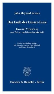 Produktbild: Das Ende des Laissez-Faire.