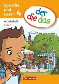 Produktbild: Der die das 4. Schuljahr. Arbeitsheft Lesen
