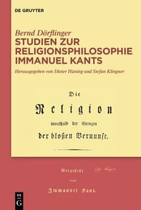 Produktbild: Studien zur Religionsphilosophie Immanuel Kants