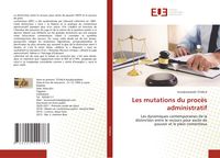 Produktbild: Les mutations du proc&egrave;s administratif