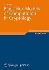 Produktbild: Black-Box Models of Computation in Cryptology