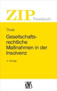 Produktbild: Gesellschaftsrechtliche Ma&szlig;nahmen in der Insolvenz