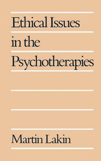 Produktbild: Ethical Issues in the Psychotherapies