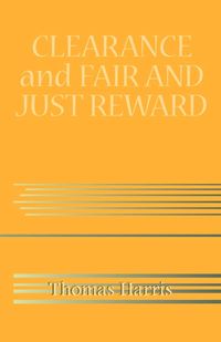 Produktbild: Clearance and Fair and Just Reward