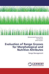 Produktbild: Evaluation of Range Grasses for Morphological and Nutritive Attributes