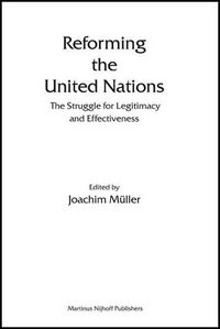 Produktbild: Reforming the United Nations