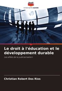 Produktbild: Le droit &agrave; l'&eacute;ducation et le d&eacute;veloppement durable