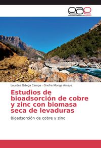 Produktbild: Estudios de bioadsorci&oacute;n de cobre y zinc con biomasa seca de levaduras